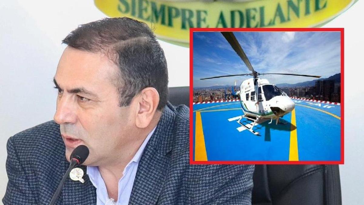 El gobernador de Santander anunció la renovación del acuerdo de helicóptero por sus transferencias durante la controversia

 – Ojo critico