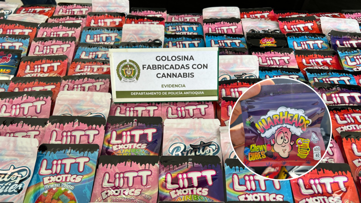 Ocuparon 1800 dulces de marihuana, que se venderían en las escuelas de Medellín; La droga proviene de Bogotá

 – Ojo critico