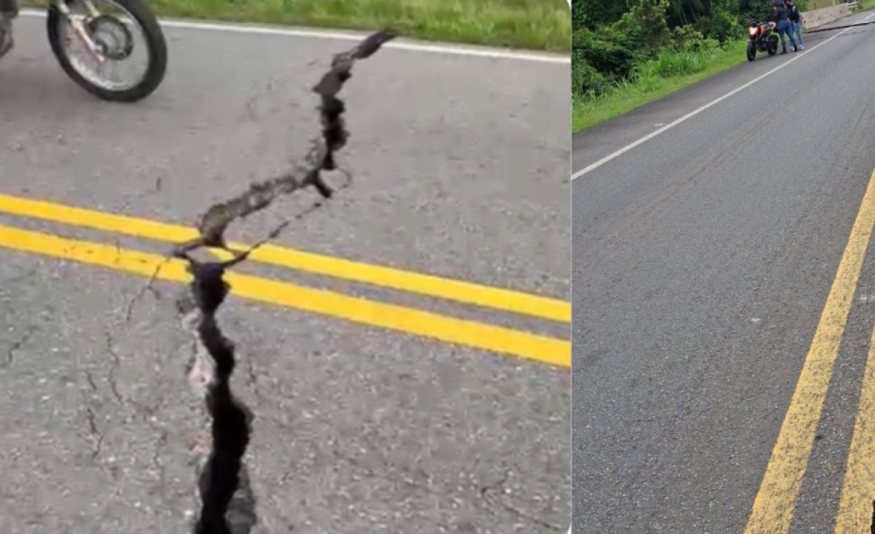 Temor en Colombia: se informa una gran grieta en Villavicecinco Road

 – Ojo critico