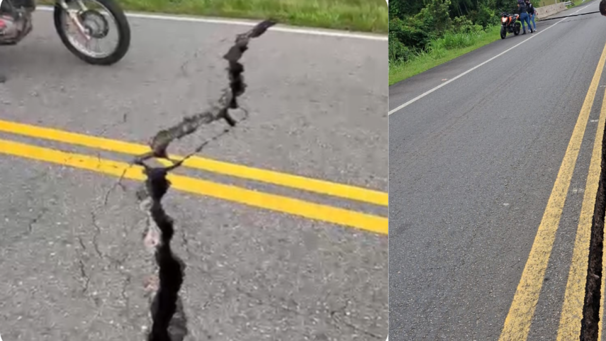 Temor en Colombia: se informa una gran grieta en Villavicecinco Road

 – Ojo critico