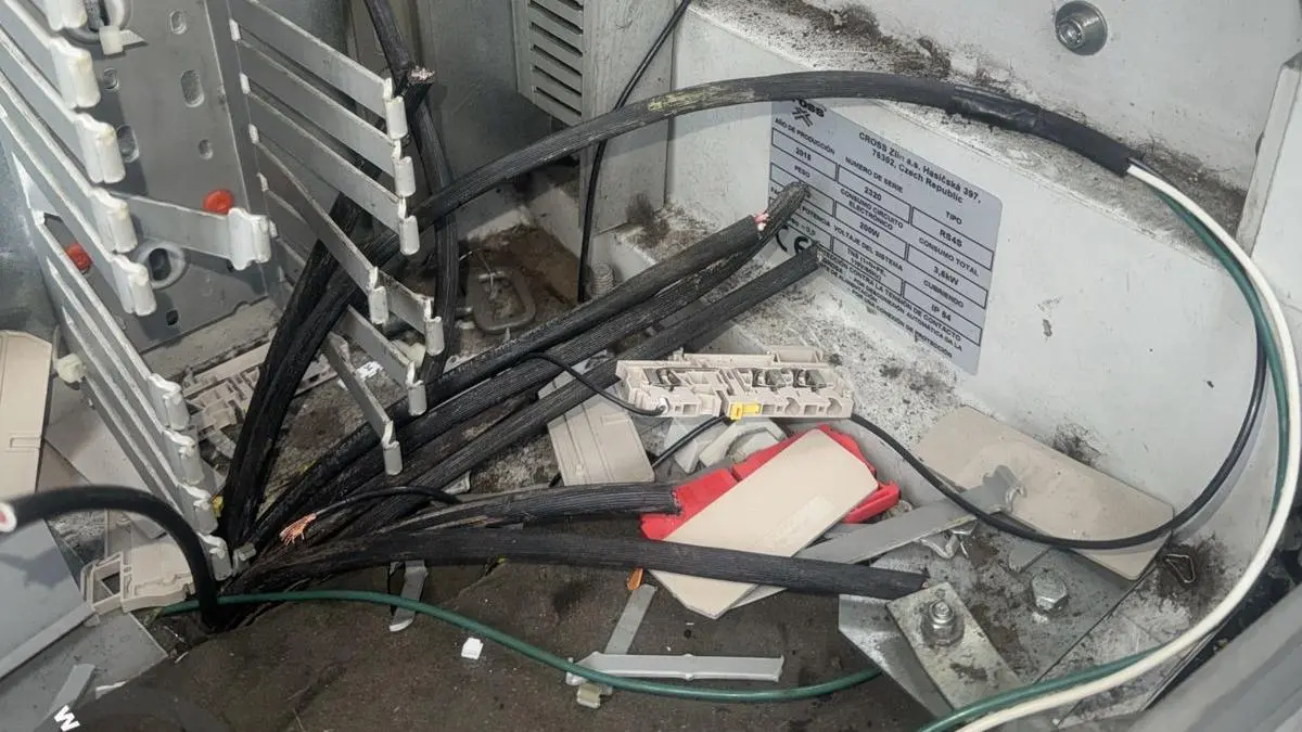 Destruyeron equipos especializados y robaron el cableado

 – Ojo critico