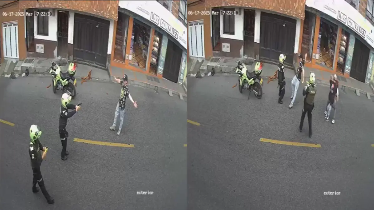 El policía fue herido con un arma blanca después de la intervención en el metacarpano en Copacabana, Antioquia

 – Ojo critico