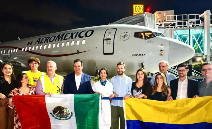 De esta manera, los vuelos de Aeroméxico, una aerolínea que aterrizó por primera vez en Bonilla: «¡Muy lugar, visita Valle!»

 – Ojo critico