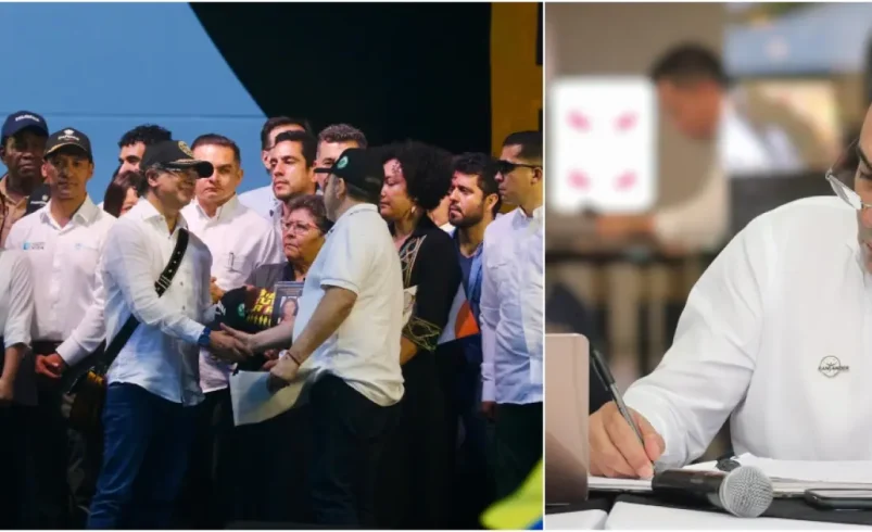 El gobernador de Santander responde a la acusación del presidente Petro, quien señaló a los líderes del presunto «golpe»

 – Ojo critico