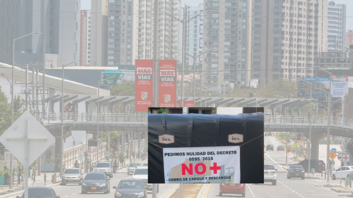 Los conductores de camiones orales protestan contra la acusación y la descarga en Barranquilla:

 – Ojo critico