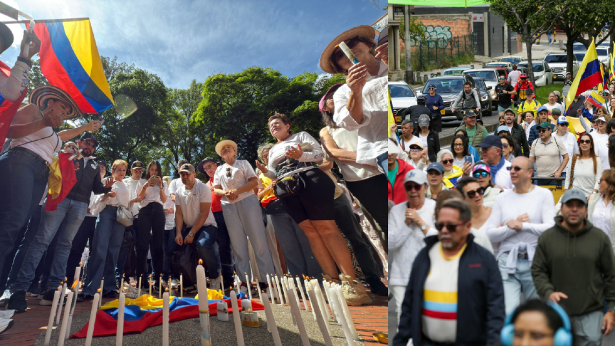 Marches y Vellatón en la Clínica Santa Fe en Bogotá y otras áreas del país después de un ataque contra Miguel Uribe

 – Ojo critico