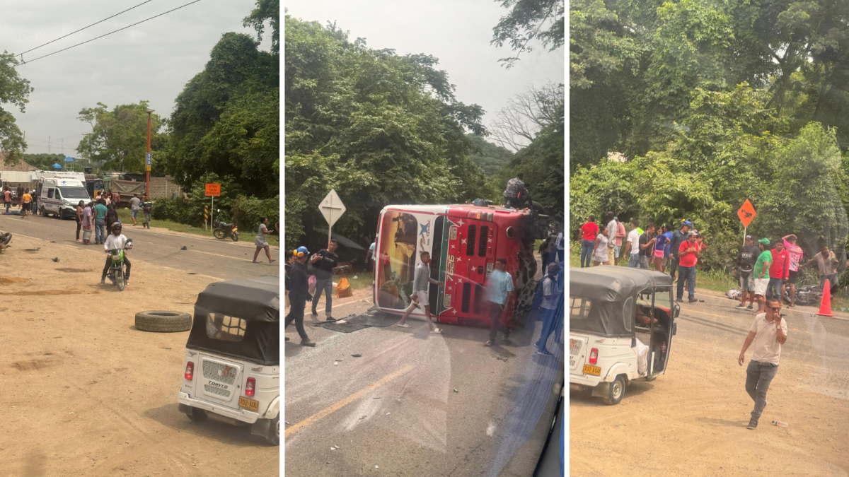 Uno muerto y más de 20 herido después de derrocar el autobús inter -acop en la cordialidad en Luruaco (Atlantic)

 – Ojo critico