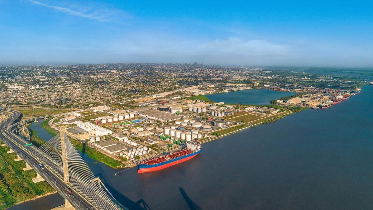 Carga movilizada por el área del puerto de Barranquilla Falls 5 % debido a las diferencias en la tabla de productos básicos
 – Ojo critico