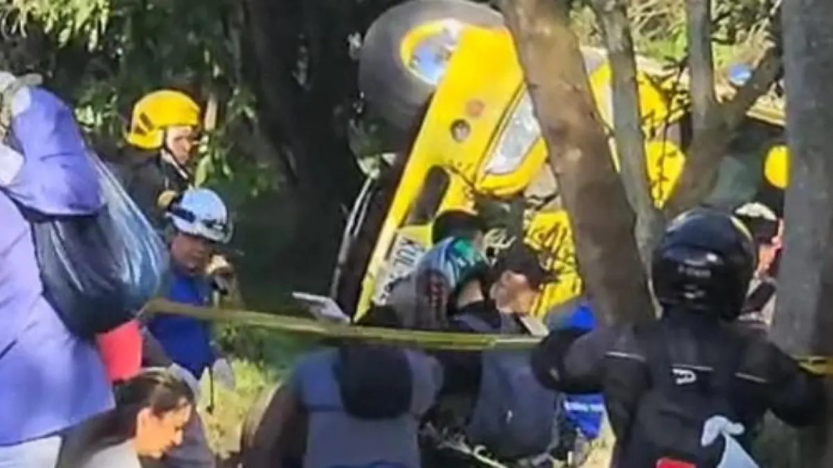 El autobús se cayó y la persona murió; Hay varios heridos

 – Ojo critico