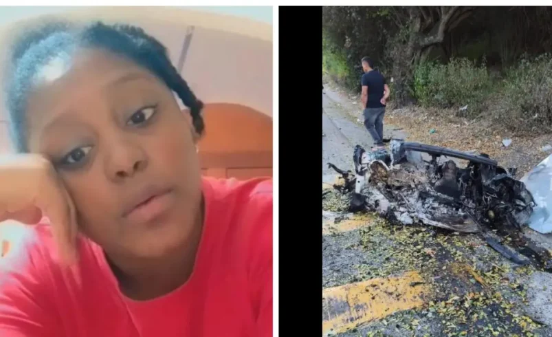 Estaba Francini García, una mujer que murió de un auto de bomba en la carretera panorámica.

 – Ojo critico