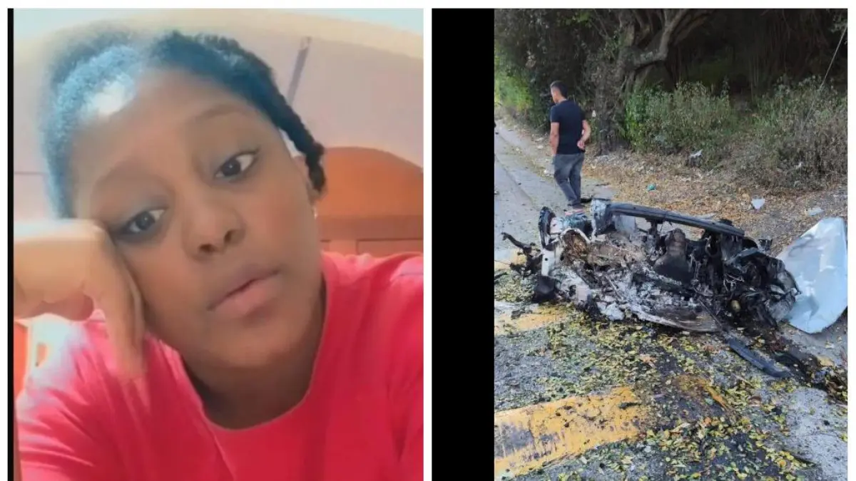 Estaba Francini García, una mujer que murió de un auto de bomba en la carretera panorámica.

 – Ojo critico