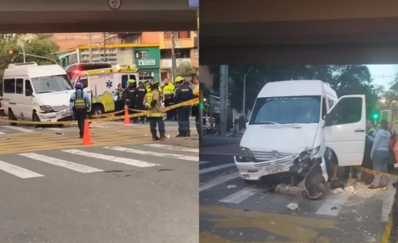 El conductor de la camioneta, en un estado borracho, condujo a dos personas frente a la estación de metro en La Floresta en Medellín: Menor

 – Ojo critico