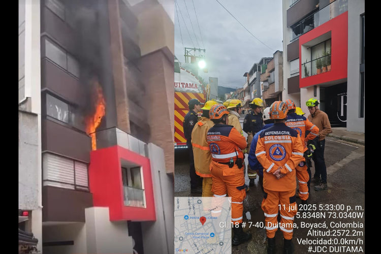 El fuego estructural severo dejó a seis personas afectadas

 – Ojo critico