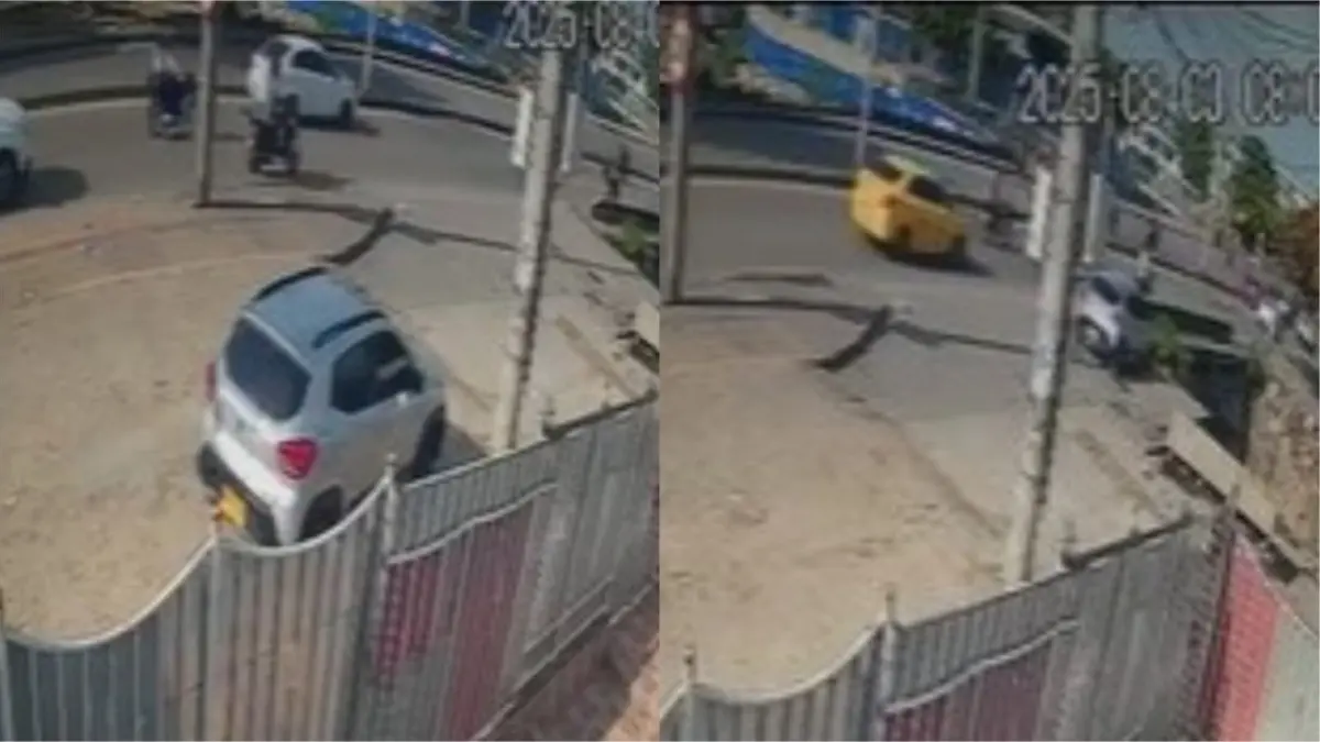 El auto cayó sobre un canal de agua de lluvia en Cartaagen durante una extraña maniobra: «Permaneció bien»

 – Ojo critico