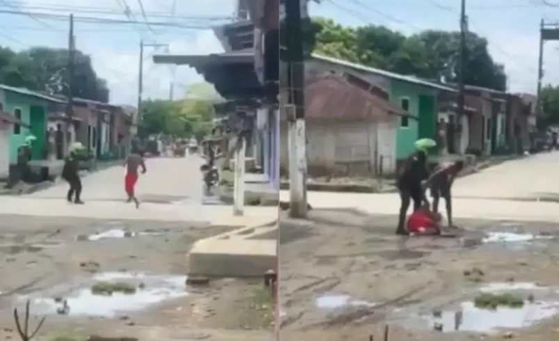 La policía sentó a un hombre que amenazó a varias personas con un machete en Nechí (antioquia); Defensa uniformada

 – Ojo critico