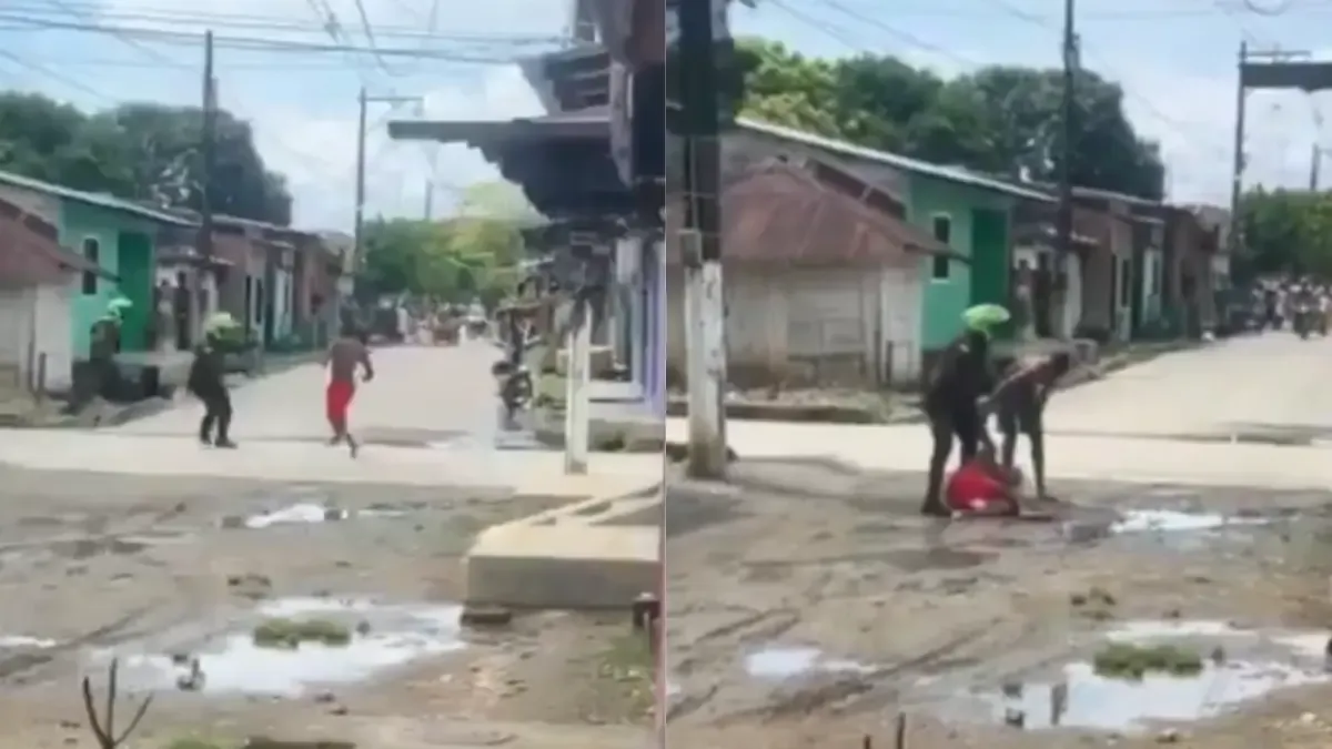 La policía sentó a un hombre que amenazó a varias personas con un machete en Nechí (antioquia); Defensa uniformada

 – Ojo critico
