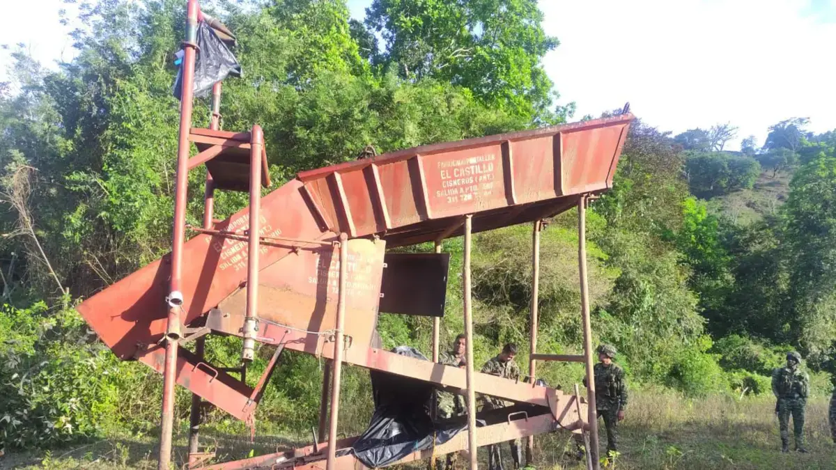 Era un sofisticado complejo minero ilegal en Tolima, que dejaba ganancias millonarias
 – Ojo critico
