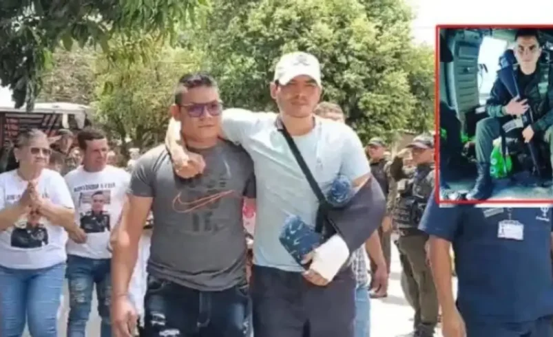 El patrullero sobreviviente habla sobre el «milagro» que lo salvó en un ataque contra un helicóptero policial en Amalfi, Antioquia

 – Ojo critico