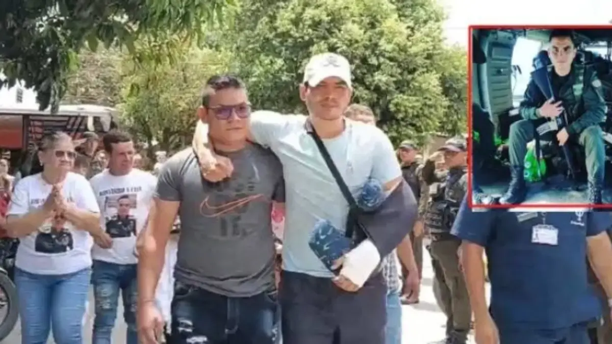 El patrullero sobreviviente habla sobre el «milagro» que lo salvó en un ataque contra un helicóptero policial en Amalfi, Antioquia

 – Ojo critico