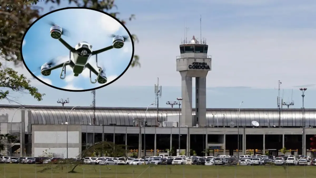 Más de 30 vuelos afectados en el aeropuerto de Rionegro debido al dron
 – Ojo critico