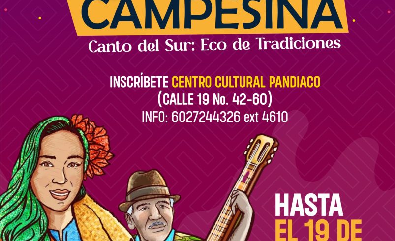 La inscripción abre para el concurso de música XXI Campesina «Southern Song Echo of Traditions»

 – Ojo critico