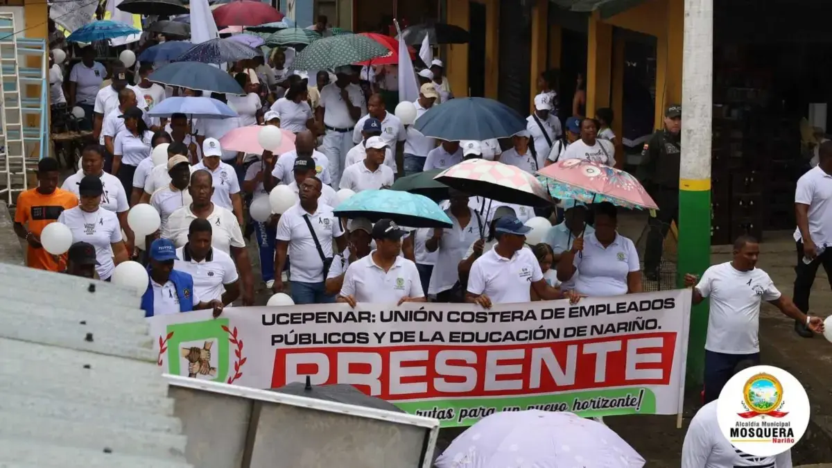 Los habitantes de Mosquera, Nariño, mostraron llorando por la justicia después de la muerte del líder social Luis Fernando Sánchez en łódź
 – Ojo critico