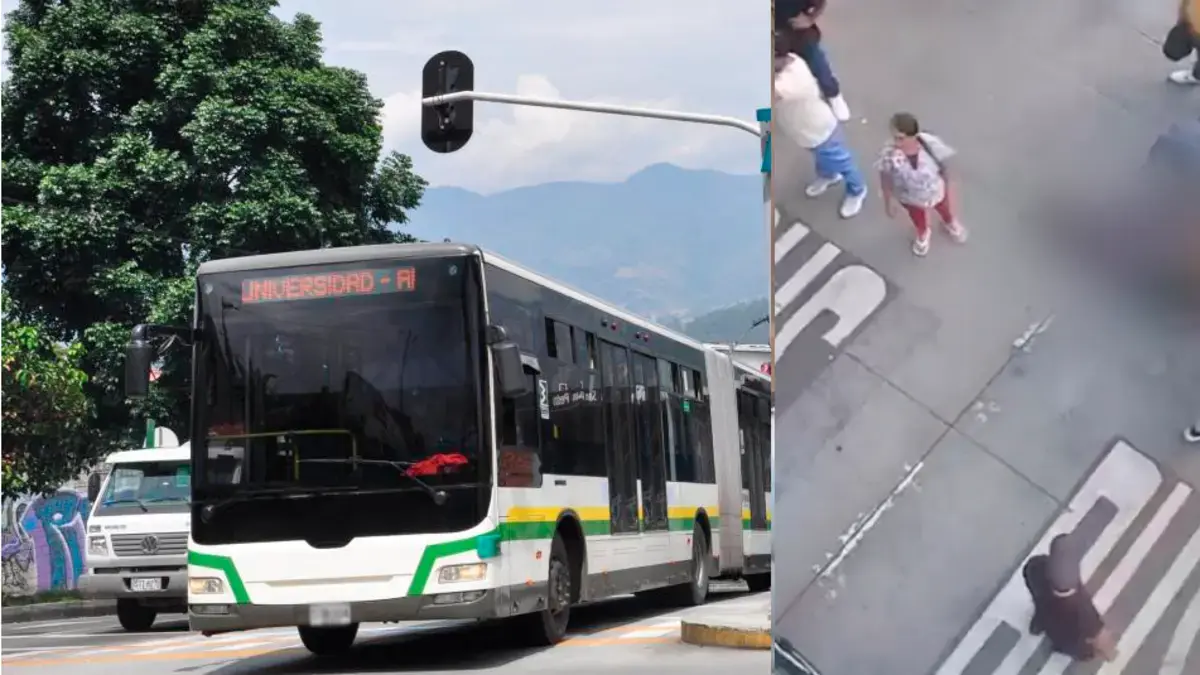El conductor de Metroplus abrumó dos veces a un residente de la calle
 – Ojo critico