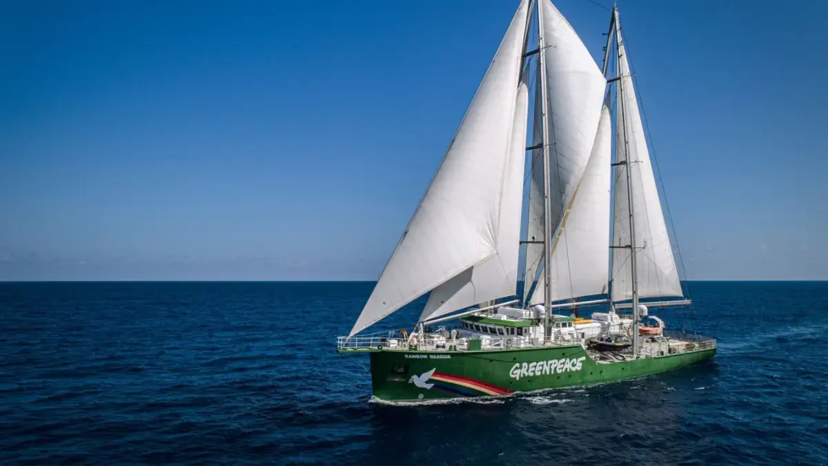 Rainbow Warrior, Greenpeace Ship, llega a Cartaagen con un mensaje para Amazonia
 – Ojo critico