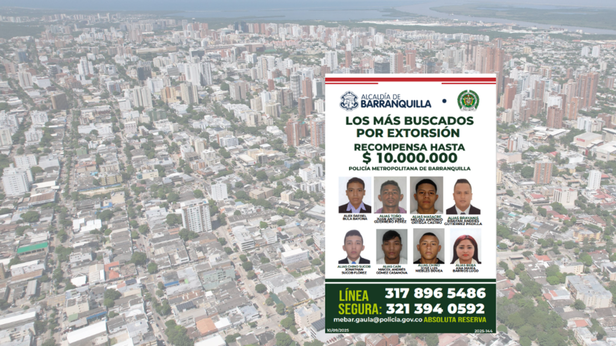 Barranquilla presenta un póster más buscado por la fuerza; Las autoridades dicen que se evitan los pagos de $ 5.5 mil millones
 – Ojo critico