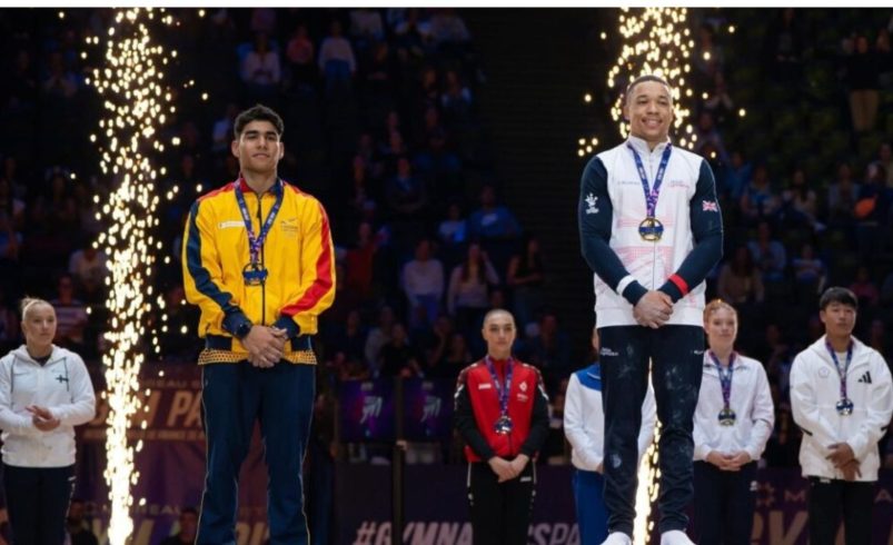 Ángel Barajas cuelga la Medalla de Plata en el mundo de la Copa Mundial de Gimnasia

 – Ojo critico