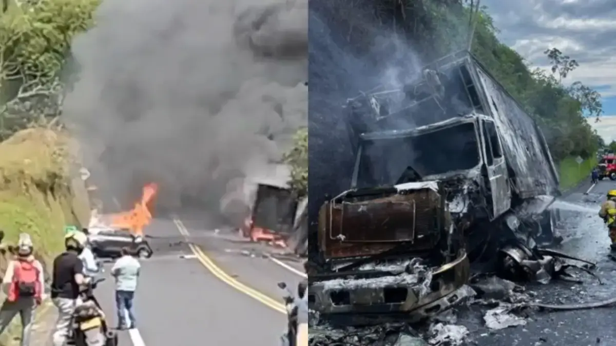 El conductor del automóvil murió calculado después de un fuerte choque con el camión en la carretera, que conecta a Pereira con Quindio y el Valle de Cauca
 – Ojo critico