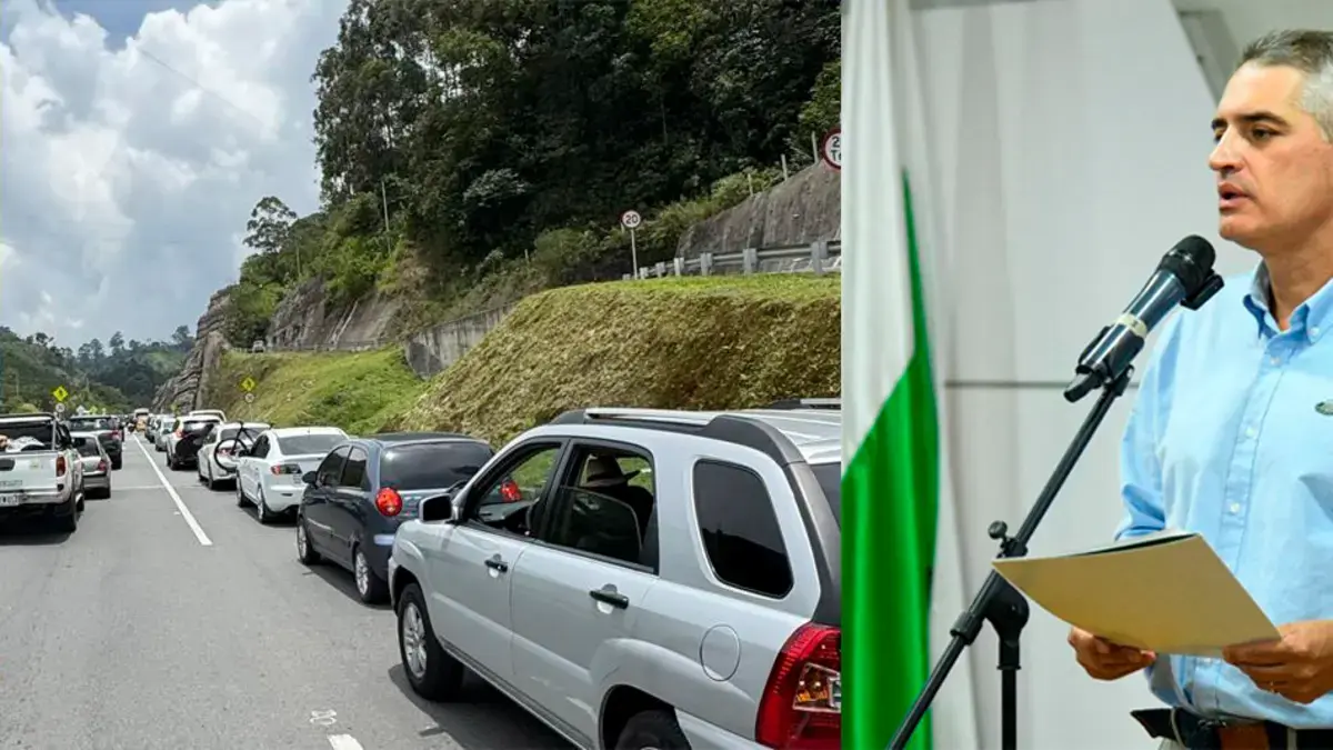 El gobernador Antioquia ordenó a las autoridades que limpiaran la carretera Amagá, bloqueada por los transportadores de carga
 – Ojo critico