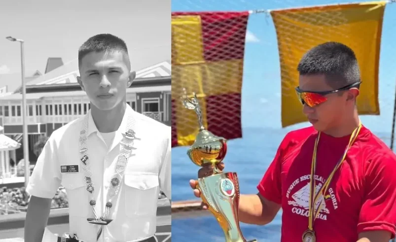 Fue así y recuerda que Julián Condía, Grumete de la Navy, quien murió después de la caída de la Gloria en Barranquilla: se graduó en diciembre

 – Ojo critico