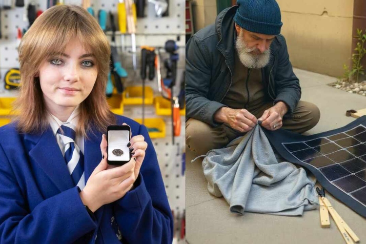 La chica crea mantas solares y se llama la joven del año por el tiempo
 – Ojo critico