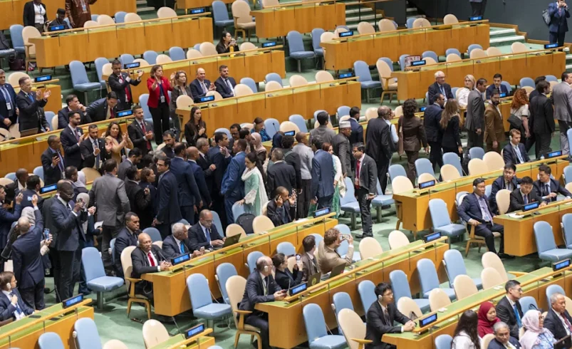 Docenas de feligreses abandonan el recinto antes de Netanyahu en la ONU

 – Ojo critico
