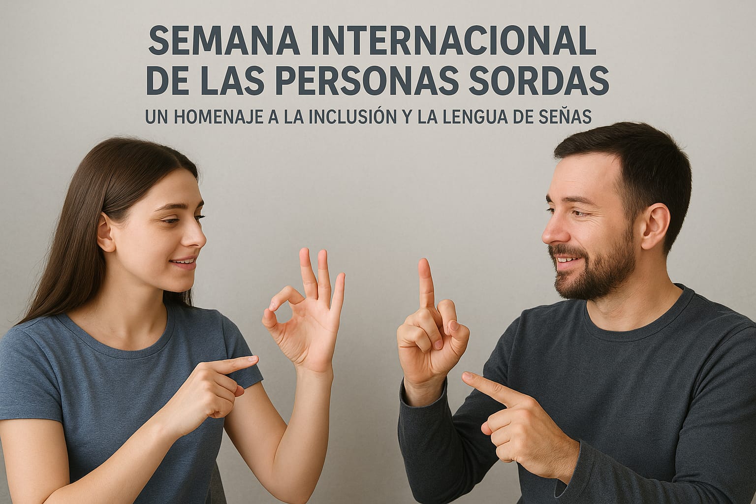 Semana internacional de personas sordas: además de escucharlo se trata de comprender con el corazón
 – Ojo critico