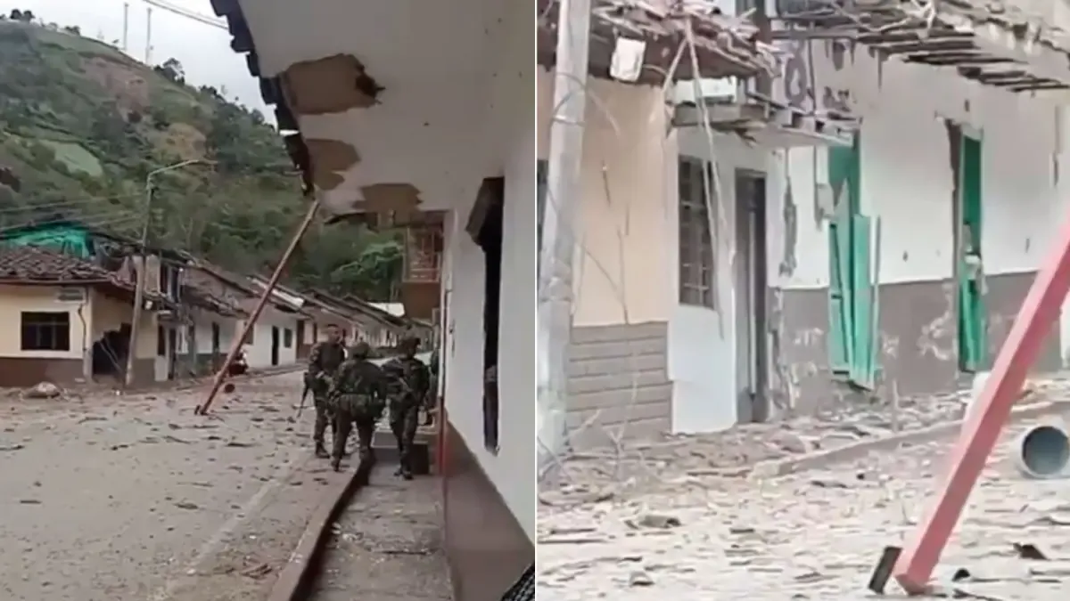 El caos y el miedo explosivo comenzaron desde el dron cerca de la estación de policía; Son cuatro heridos
 – Ojo critico