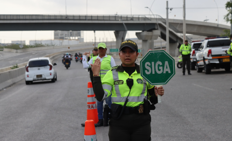 La policía fortalece la seguridad y la movilidad en Barranquilla a la semana en la escuela; 250,000 vehículos irán por las carreteras del área metropolitana

 – Ojo critico