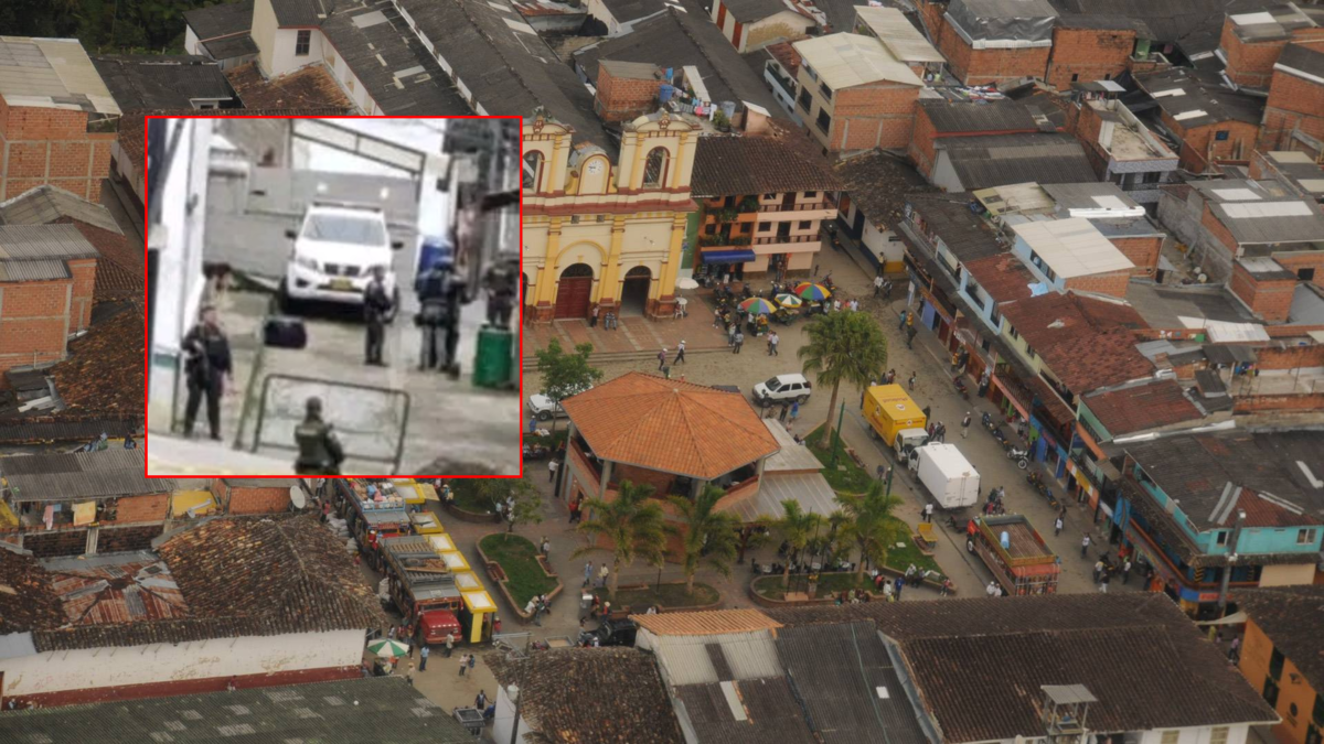 Autoridades revisan un presunto artefacto explosivo en la Cámara de Justicia de Añorí en Antioquia, cerca de la comisaría
 – Ojo critico