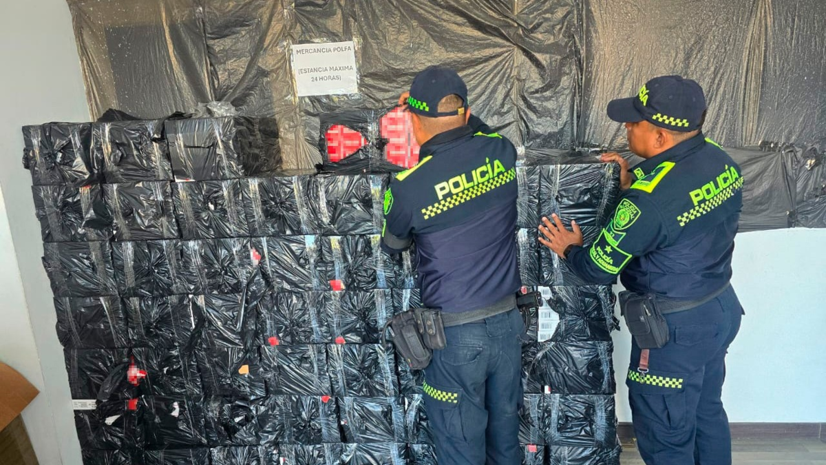 Una huelga millonaria contra el contrabando: incautaron cajetillas de cigarrillos ilegales por valor de 294 millones de pesos
 – Ojo critico
