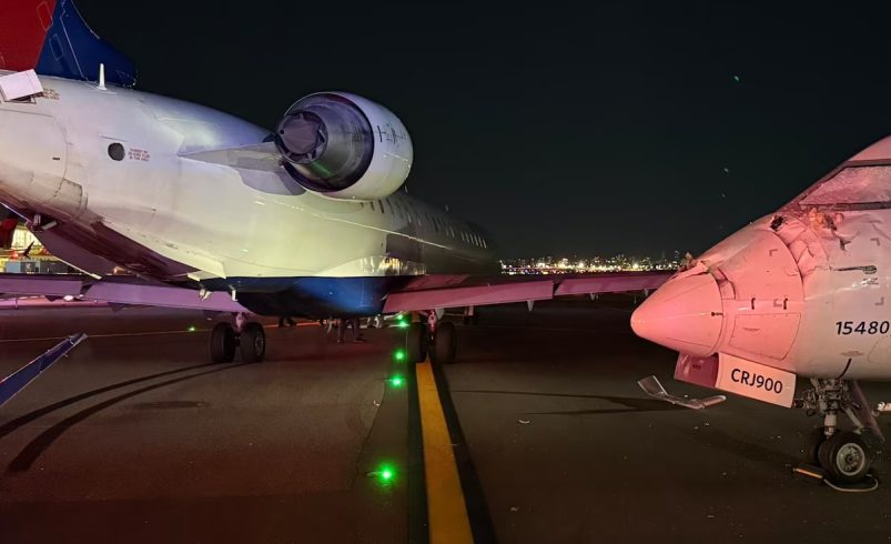 El shock entre dos aviones delta en el aeropuerto de Laguardia deja un lesionado y causa alarmas en Nueva York

 – Ojo critico