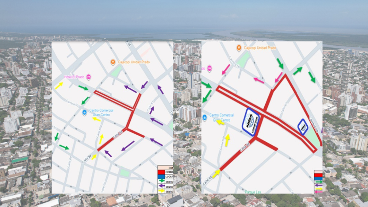 Cierres de carreteras el lunes 6 de octubre para obras en serie en Circunvalar y Netflix en el norte de Barranquilla
 – Ojo critico