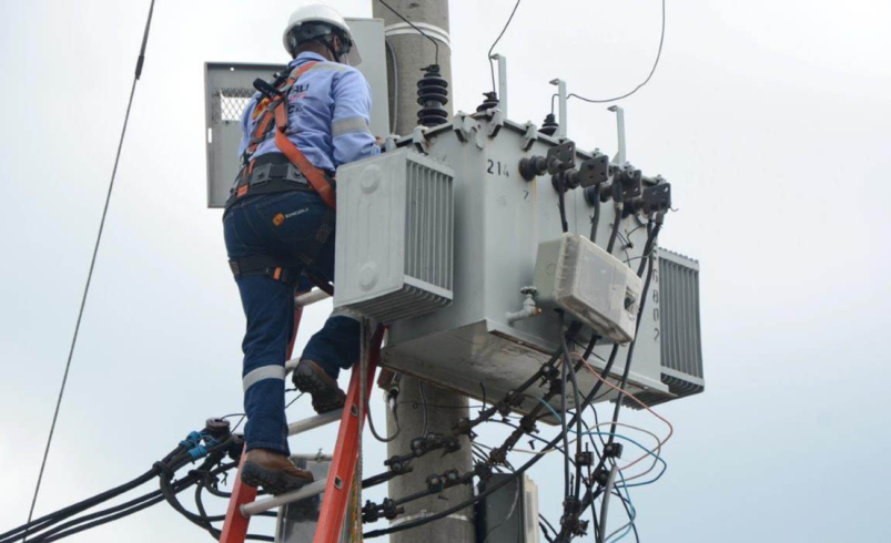 Cuatro personas estaban sorprendidas por el robo del cable a la luz del día.

 – Ojo critico