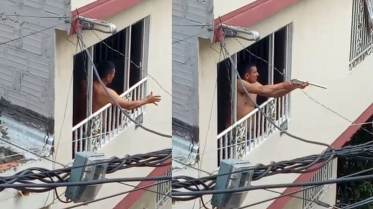 Un hombre asustó a la comunidad de Girón sacando una escopeta y amenazándola desde su ventana: pocas horas después fue capturado
 – Ojo critico