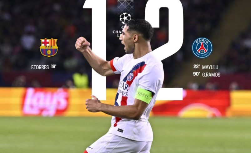 El PSG sorprende al Barça con un gol molesto en la Liga de Campeones

 – Ojo critico