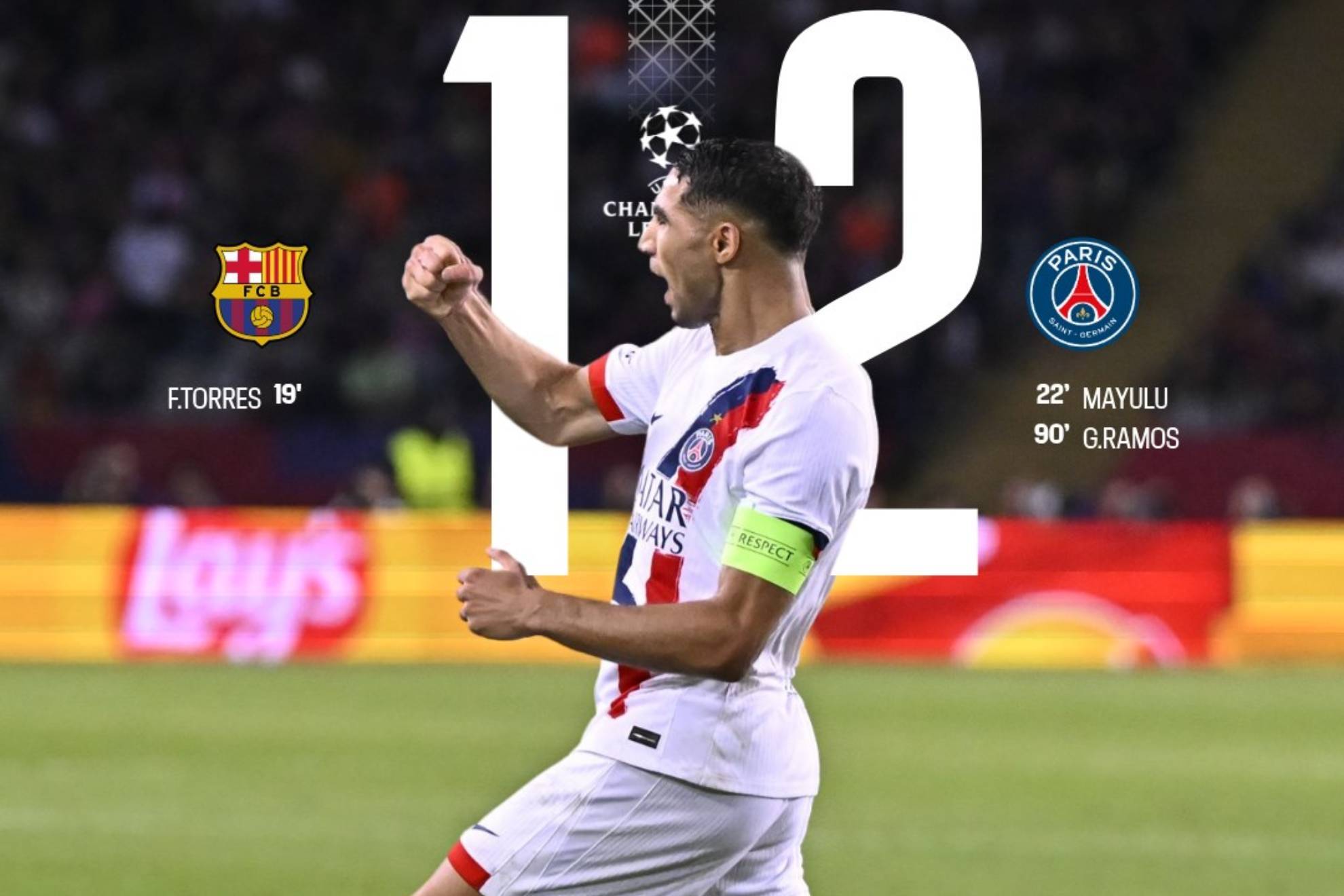 El PSG sorprende al Barça con un gol molesto en la Liga de Campeones
 – Ojo critico