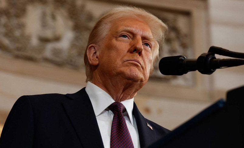 Donald Trump celebra el alto el fuego en Gaza y apuesta por un ambicioso plan de paz que podría definir su legado en Oriente Medio.

 – Ojo critico