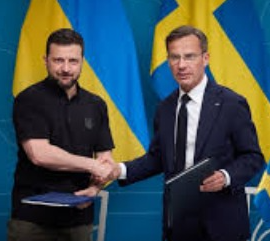 Ucrania y Suecia firman un acuerdo histórico para la entrega de hasta 150 aviones de combate Gripen E
 – Ojo critico