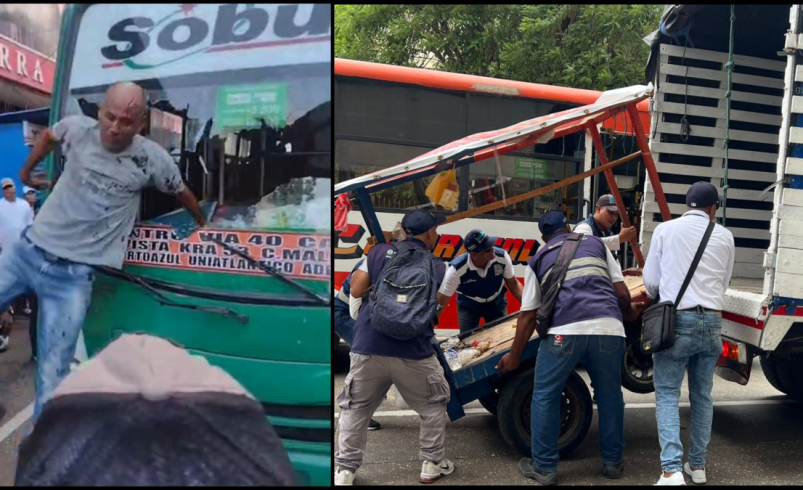 Operación de rescate en el espacio público tras la agresión de un vendedor ambulante en el centro de la ciudad a un conductor de autobús urbano

 – Ojo critico