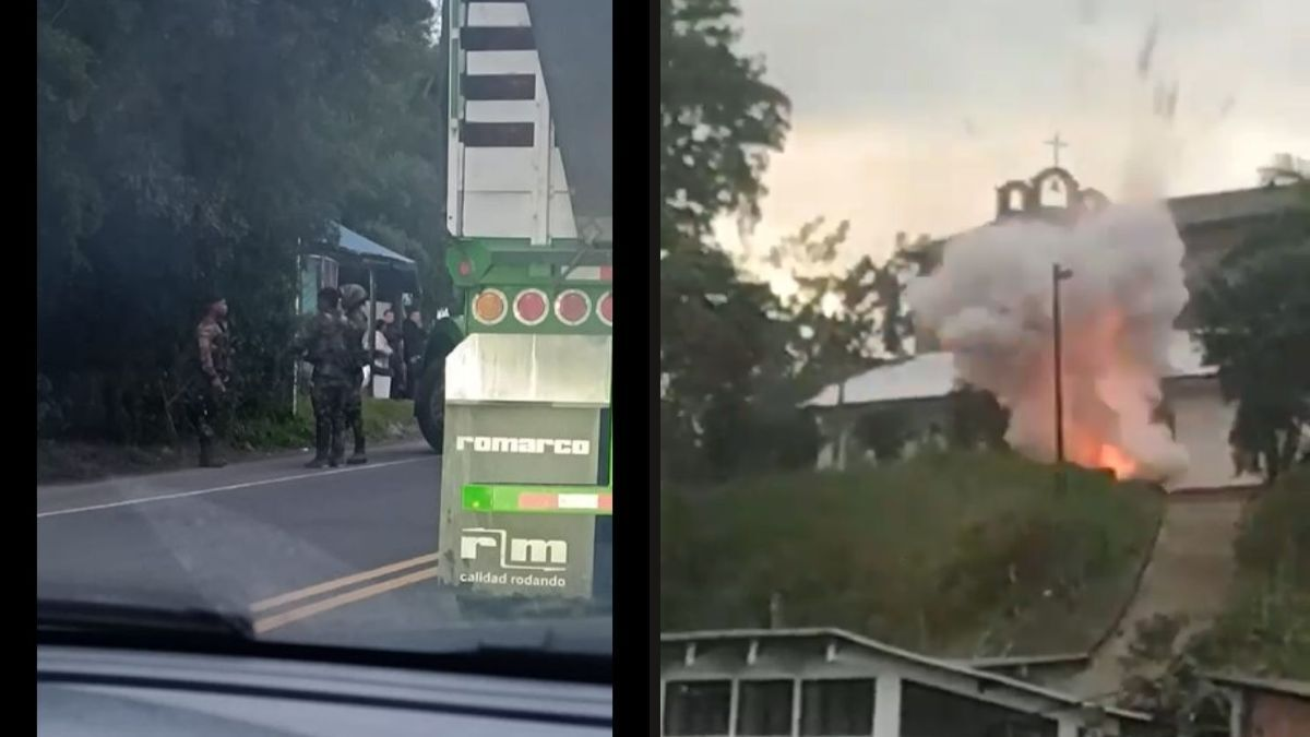 Impactantes videos grabados durante el ataque de disidentes de las FARC a una comisaría en el distrito de Santander de Quilichao (Cauca)

 – Ojo critico